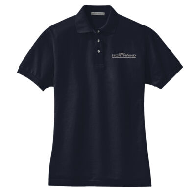 Embroidered - Ladies Heavyweight Cotton Pique Polo Thumbnail