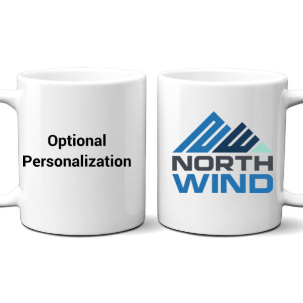 Printed Personalized - 11 oz. No Minimum Full Color Printed Ceramic Mug Thumbnail