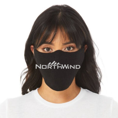 Printed Logo  - Adult/Child Soft Breathable Cotton/Poly T-Shirt Face Covering (10-Pack) Thumbnail