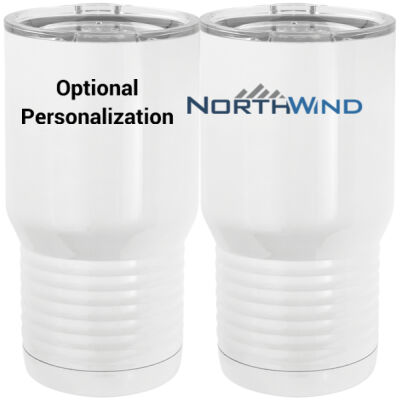 Printed Personalized - 20 oz. Tall Stainless Steel Vacuum Insulated Tumbler White Thumbnail