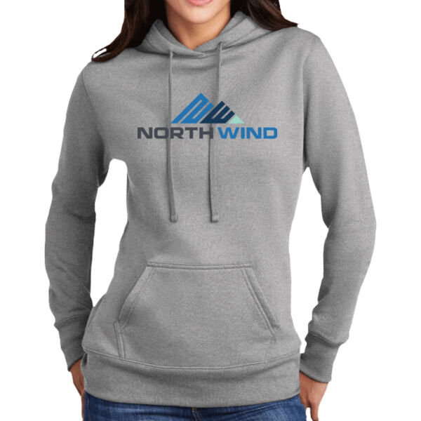 Full front print  - Ladies Core Fleece Pullover Hooded Sweatshirt Thumbnail