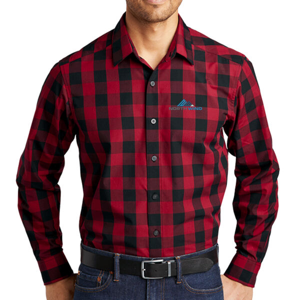 Embroidered  - Everyday Plaid Shirt Thumbnail