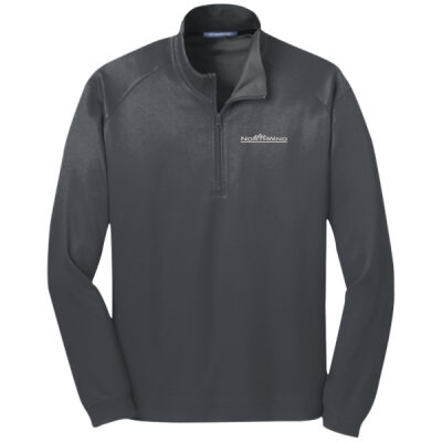 Embroidered  - Vertical Texture 1/4 Zip Pullover (Limited Stock) Thumbnail