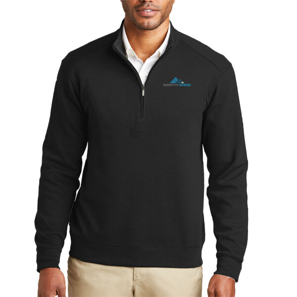 Embroidered  - Interlock 1/4 Zip Thumbnail