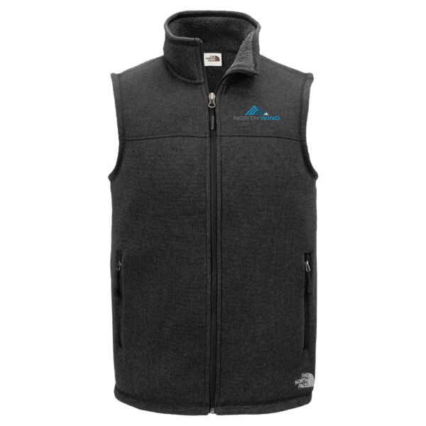 Embroidered  - Sweater Fleece Vest Thumbnail