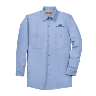 Embroidered  - Long Sleeve Industrial Work Shirt Thumbnail