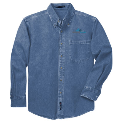 Embroidered  - Heavyweight Denim Shirt Thumbnail