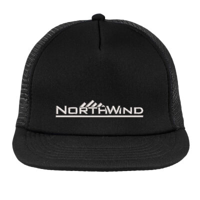 Embroidered - Flat Bill Snapback Trucker Cap (low stock alert) Thumbnail