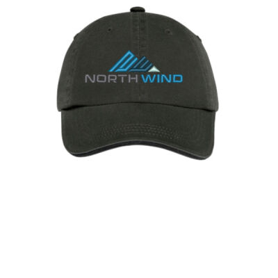 Embroidered - Sandwich Bill Cap with Striped Closure Thumbnail