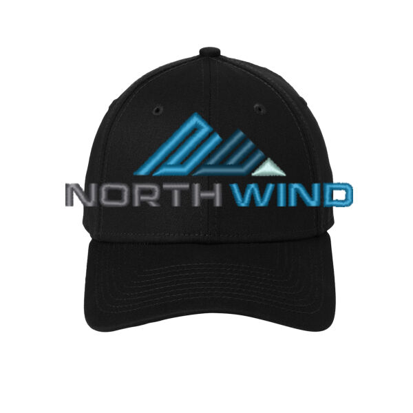 Embroidered - Structured Stretch Cotton Cap Thumbnail