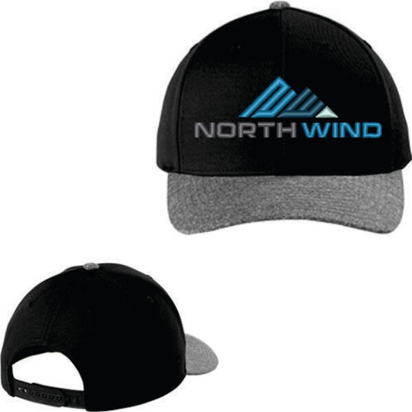 Embroidered - Yupoong ® Curve Bill Snapback Cap Thumbnail