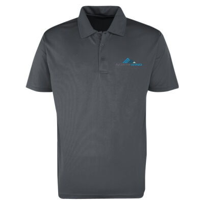 Embroidered  - PosiCharge ® Active Textured Polo Thumbnail