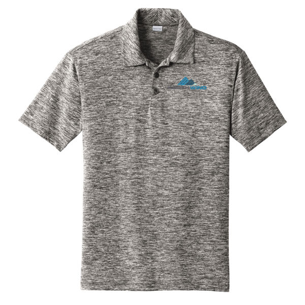 Embroidered  - PosiCharge ® Electric Heather Polo Thumbnail