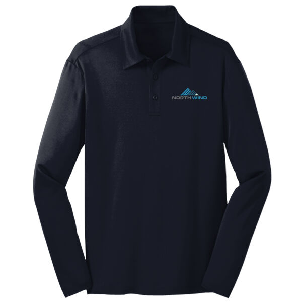 Embroidered  - Silk Touch™ Performance Long Sleeve Polo Thumbnail