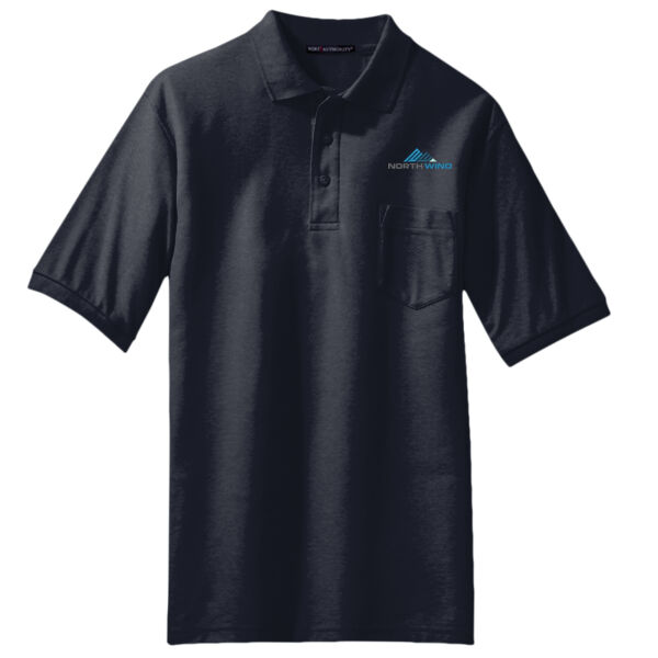 Embroidered  - Silk Touch™ Polo with Pocket Thumbnail