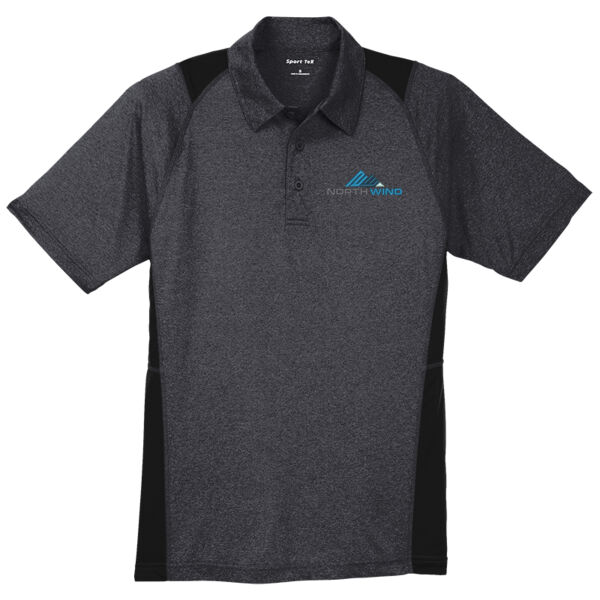 Embroidered  - Heather Colorblock Contender ™ Polo Thumbnail