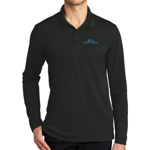 Embroidered  - Dry Zone ® UV Micro Mesh Long Sleeve Polo Thumbnail