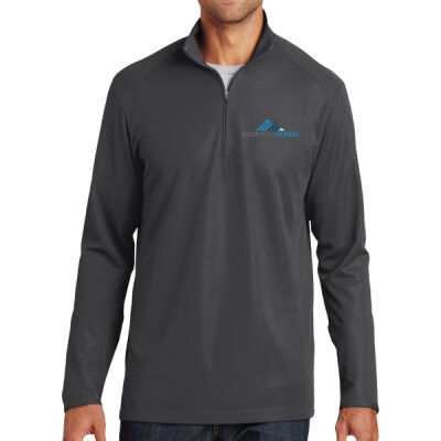 Embroidered  - Pinpoint Mesh 1/2 Zip Thumbnail