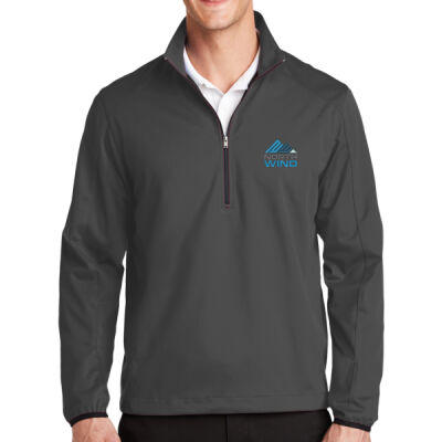 North Wind Embroidered - Active 1/2 Zip Soft Shell Jacket Thumbnail