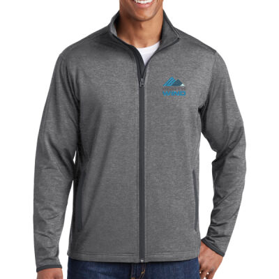 North Wind Embroidered - Sport Wick ® Stretch Contrast Full Zip Jacket Thumbnail