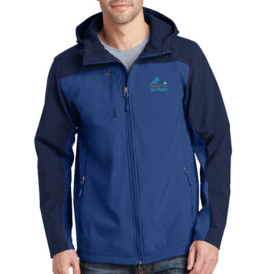North Wind Embroidered - Hooded Core Soft Shell Jacket Thumbnail