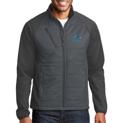 North Wind Embroidered - Hybrid Soft Shell Jacket Thumbnail
