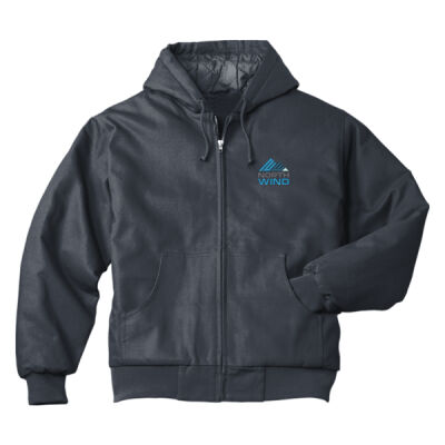 North Wind Embroidered - Duck Cloth Hooded Work Jacket Thumbnail