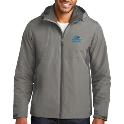 North Wind Embroidered - Merge 3 in 1 Jacket Thumbnail