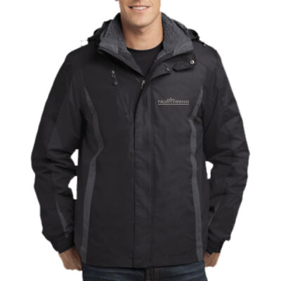 Embroidered - Colorblock 3 in 1 Jacket Thumbnail