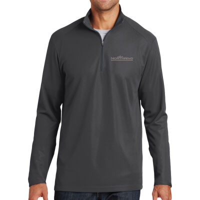 Embroidered - Pinpoint Mesh 1/2 Zip Thumbnail