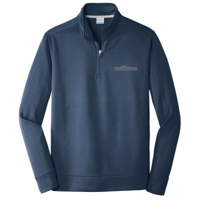 Embroidered - Performance Fleece 1/4 Zip Pullover Sweatshirt Thumbnail