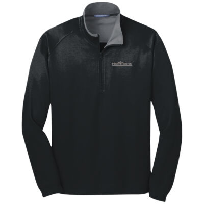 Embroidered - Vertical Texture 1/4 Zip Pullover (Limited Stock) Thumbnail
