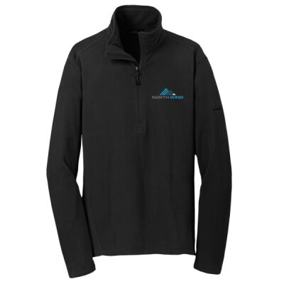 Embroidered - 1/2 Zip Microfleece Jacket Thumbnail