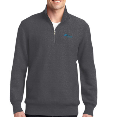 Embroidered - Super Heavyweight 1/4 Zip Pullover Sweatshirt Thumbnail