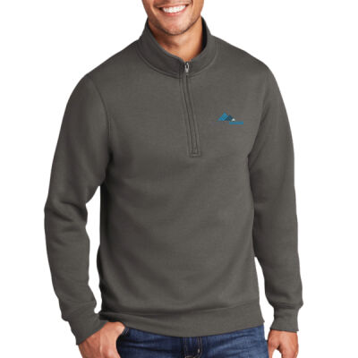 Embroidered - Core Fleece 1/4 Zip Pullover Sweatshirt Thumbnail