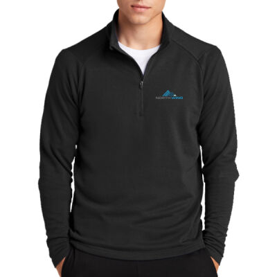 Embroidered - Lightweight French Terry 1/4 Zip Pullover Thumbnail