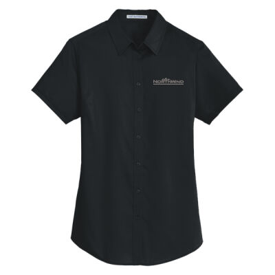 Embroidered - Ladies Short Sleeve SuperPro Twill Shirt Thumbnail