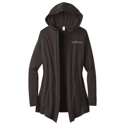 Embroidered - Women's Perfect Tri ® Hooded Cardigan Thumbnail