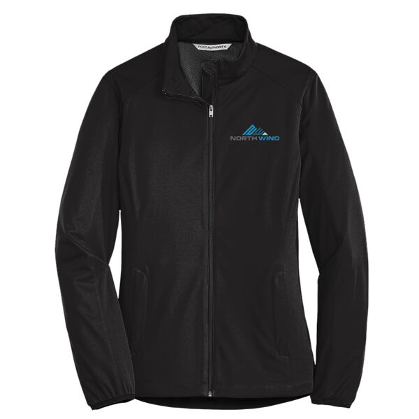 Embroidered - Ladies Active Soft Shell Jacket Thumbnail
