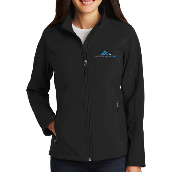 Embroidered - Ladies Core Soft Shell Jacket Thumbnail