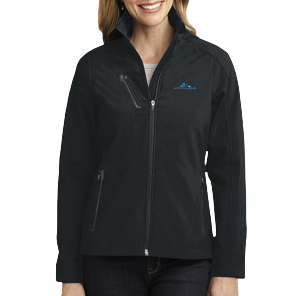 Embroidered - Ladies Welded Soft Shell Jacket Thumbnail