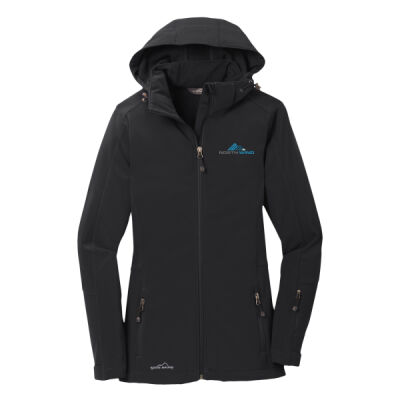 Embroidered - Ladies Hooded Soft Shell Parka Thumbnail
