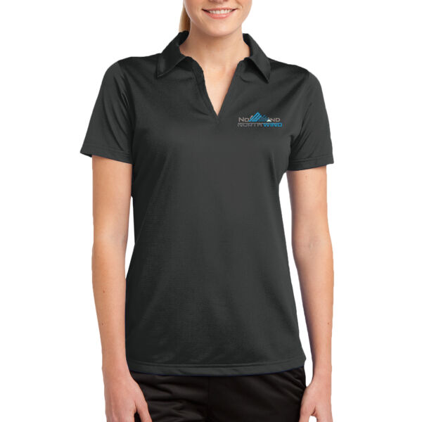 Embroidered - Ladies PosiCharge ® Active Textured Polo Thumbnail