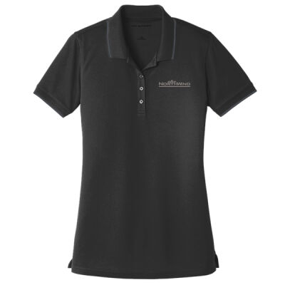 Embroidered - Ladies Dry Zone ® UV Micro Mesh Tipped Polo Thumbnail