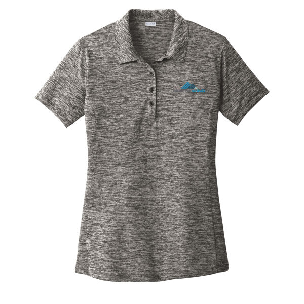 Embroidered - Ladies PosiCharge ® Electric Heather Polo Thumbnail