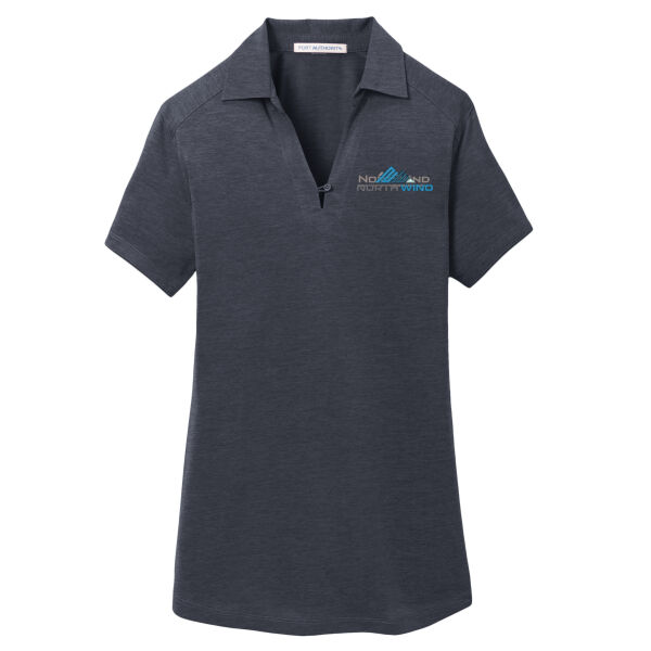 Embroidered - Ladies Digi Heather Performance Polo Thumbnail