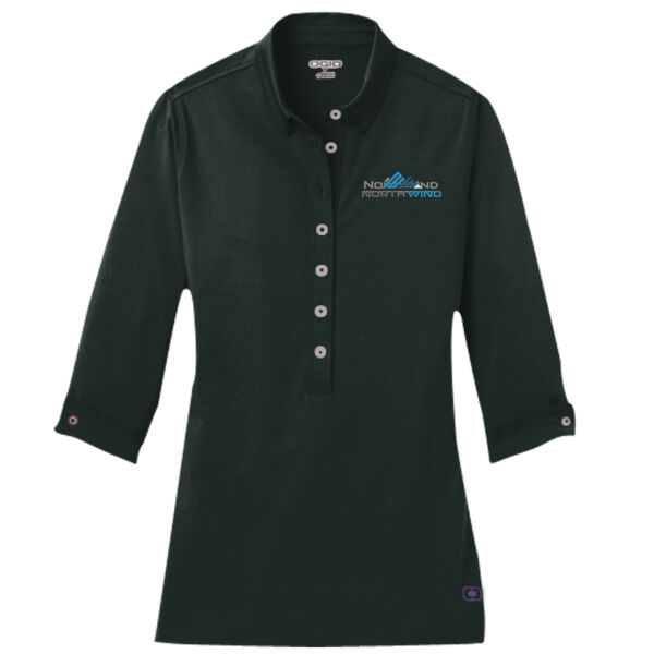 Embroidered - Ladies Gauge Polo Thumbnail