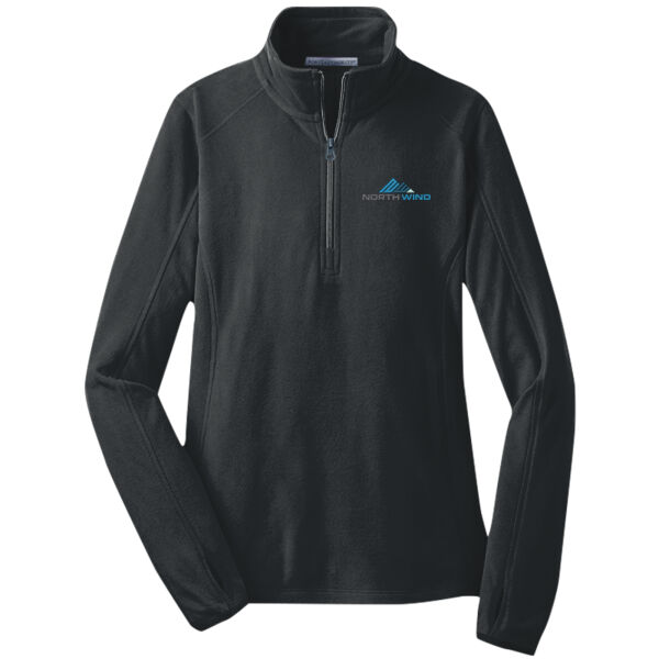 Embroidered - Ladies Microfleece 1/2 Zip Pullover Thumbnail