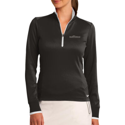 Embroidered - Ladies Dri FIT 1/2 Zip Cover Up Thumbnail