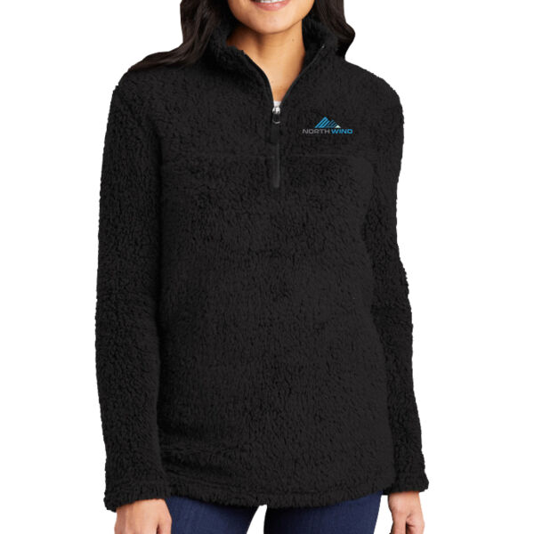 Embroidered - Ladies Cozy 1/4 Zip Fleece Thumbnail